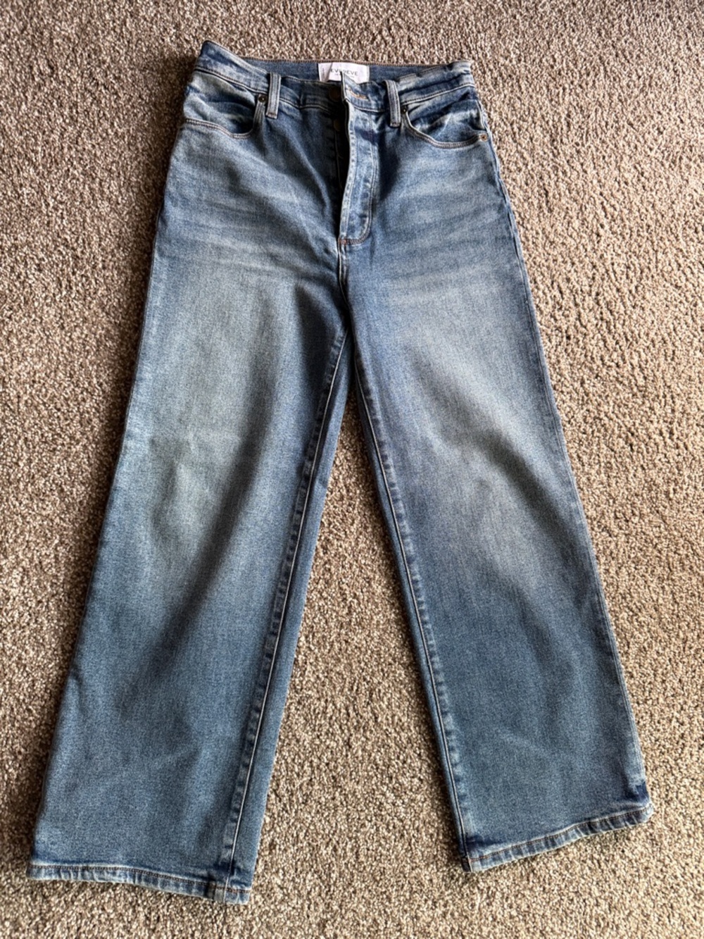 Light Wash Wide Leg Jeans